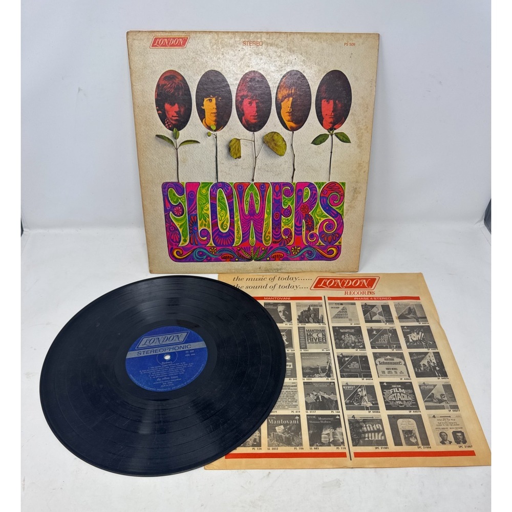 Rolling Stones Flowers London Record LP PS 509